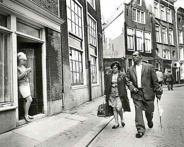 THE RED LIGHT DISTRICT AMSTERDAM NETHERLANDS