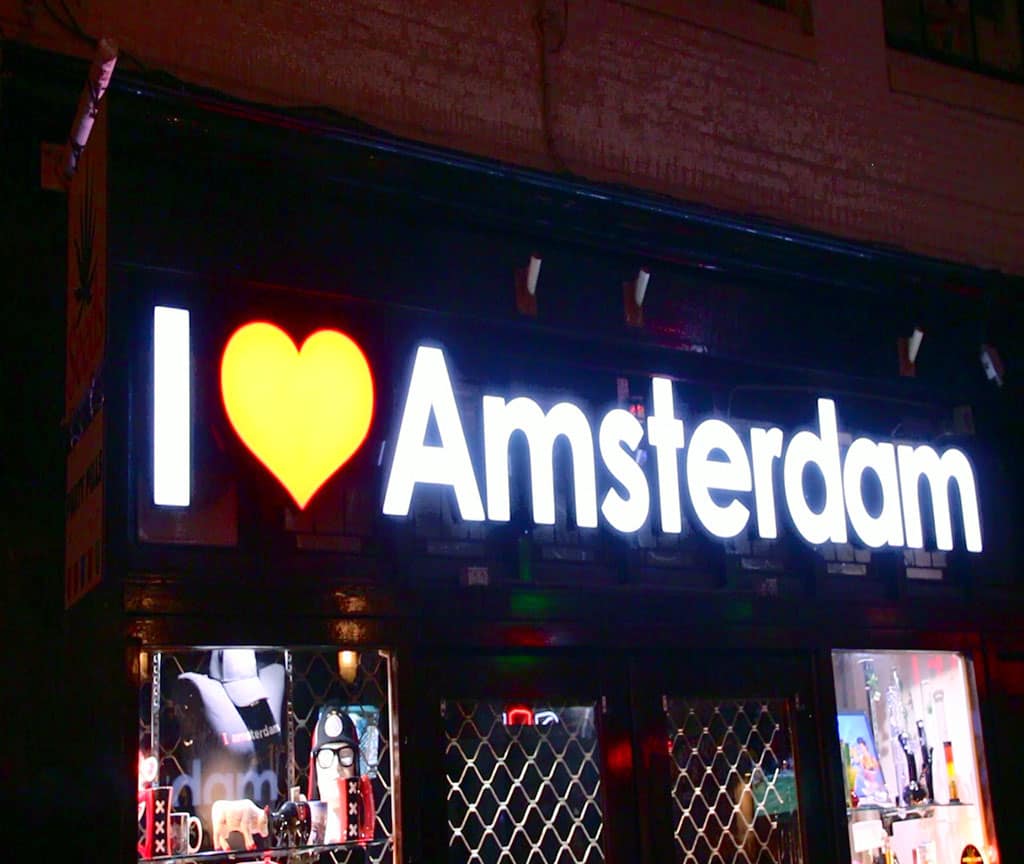 THE RED LIGHT DISTRICT AMSTERDAM NETHERLANDS