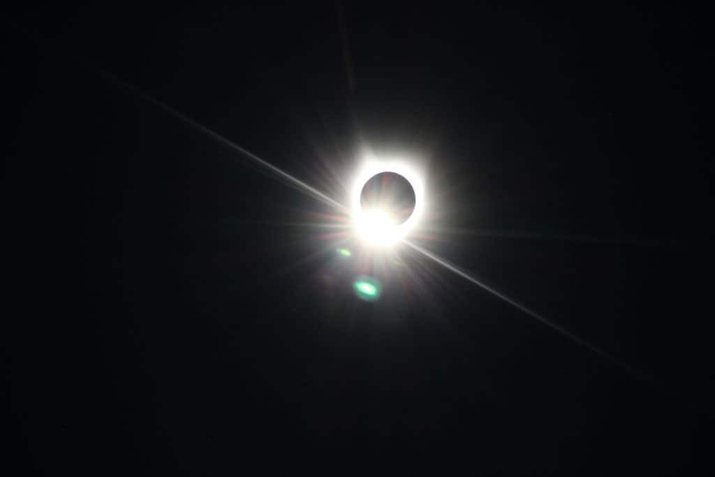 Total Solar Eclipse Diamond Ring.