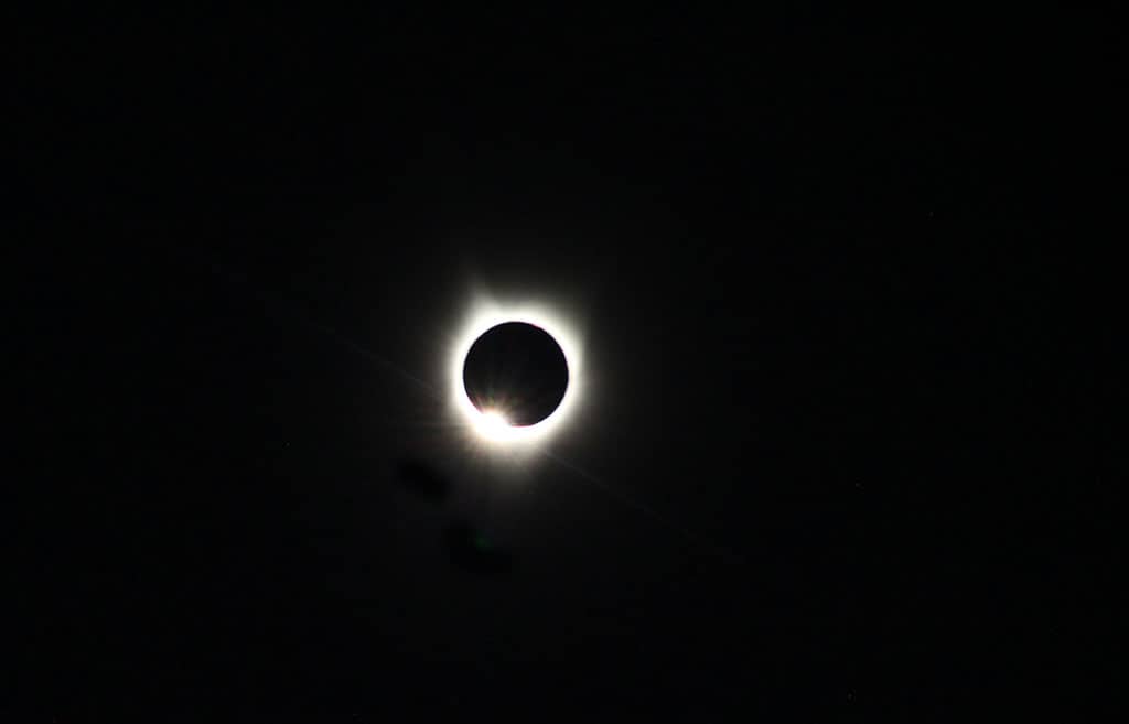 Total Solar Eclipse Diamond Ring.