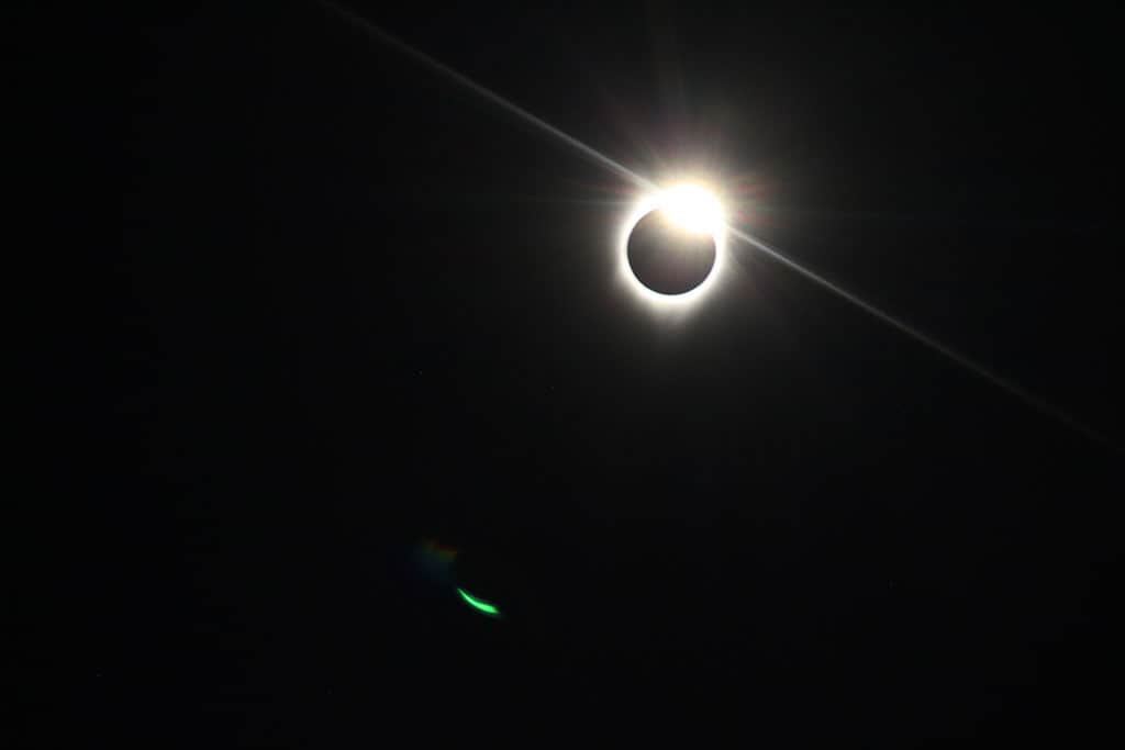 Diamond Ring during Total Solar Eclipse.